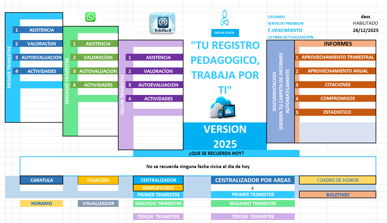 Tu Registro Pedagogico - Nivel Secundario